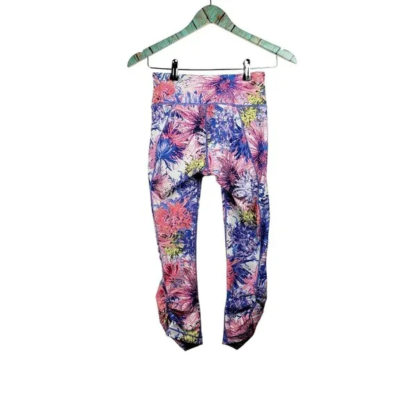 Calia By Carrie Underwood Women's Pink Multicolored Floral Leggings Sz S NICE! - Picture 5 of 6